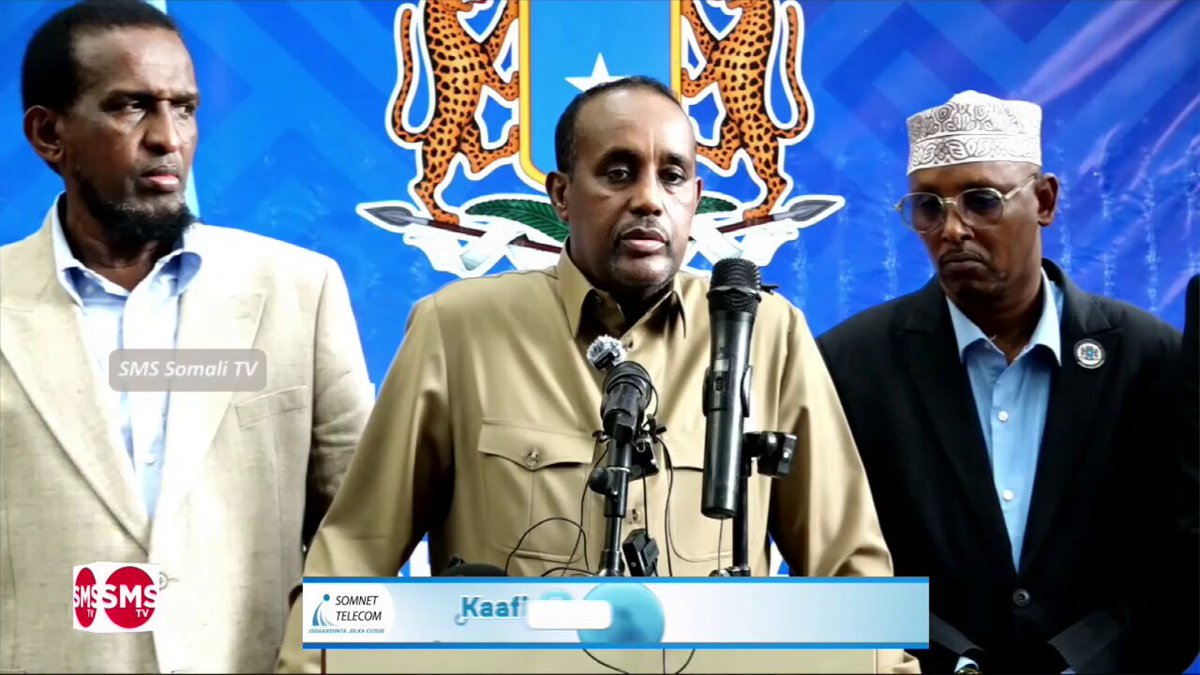 “A #harsh statement issued by former Prime #Minister Rooble: ‘The #President is saying that if my position is not accepted, I will destroy this city, and we will not #accept that.’”