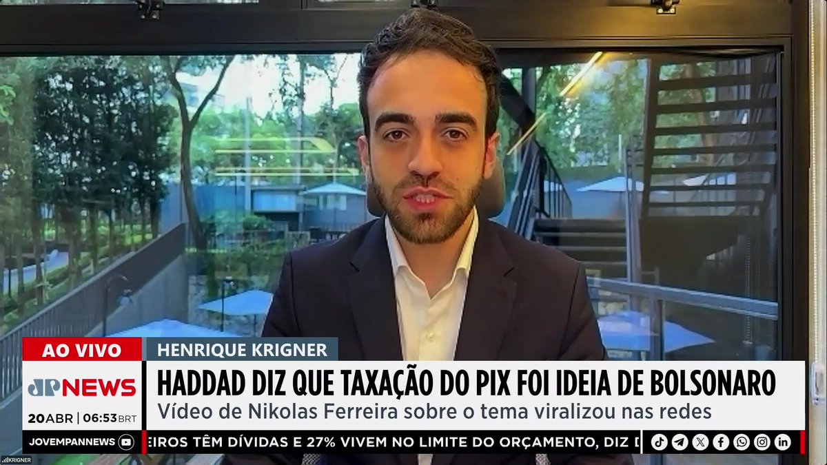 Haddad diz que “taxação do Pix” foi ideia de Bolsonaro 📺 Confira ao vivo: #JornalDaManhã