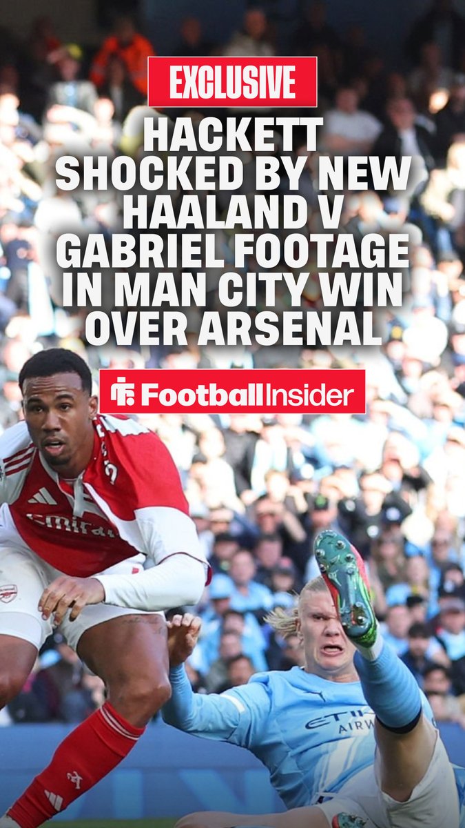 🤯 "How have they MISSED this?" - KEITH HACKETT reveals Erling Haaland winner v Arsenal should have been ruled 𝐎𝐔𝐓 after analysing new footage.