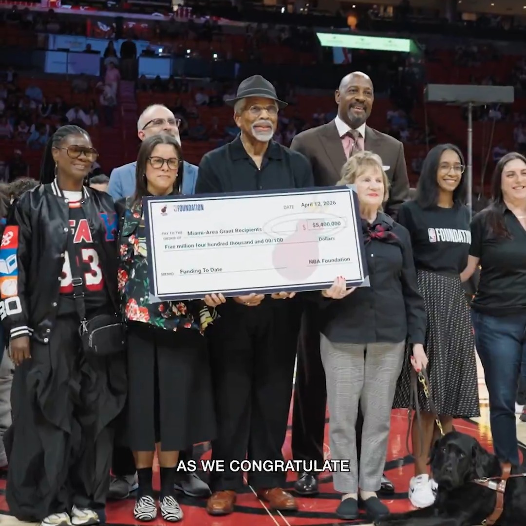 We are so thankful and proud of the work of the NBA Foundation in our community! We were honored to welcome representatives from local grant recipients such as the Broward Education Foundation, OYC Miami & Miami Lighthouse for the Blind.