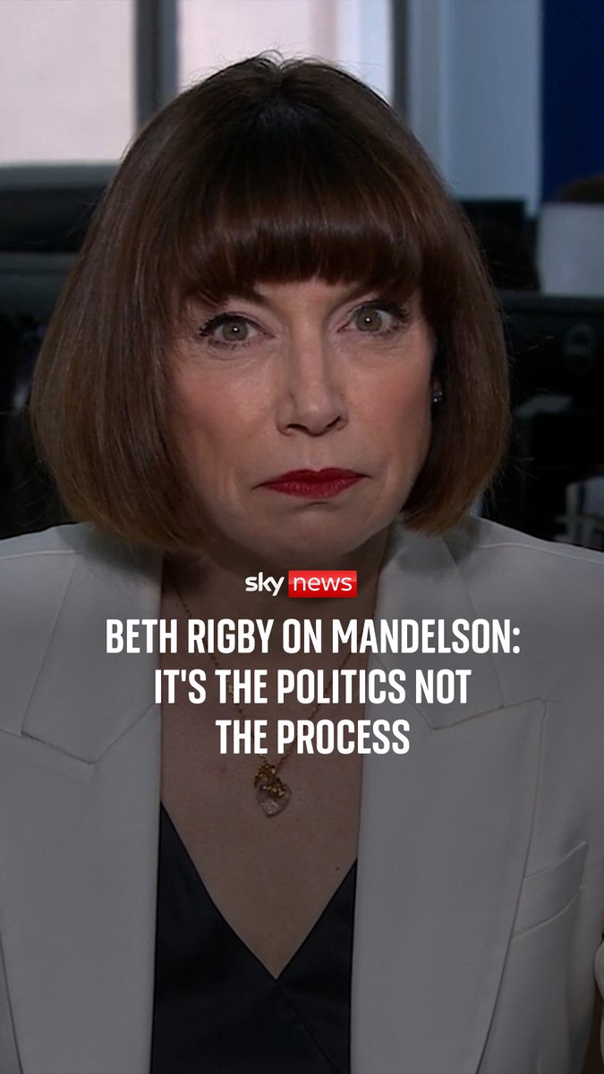 The prime minister is facing calls to resign over his handling of the appointment of Peter Mandelson as ambassador to the US. | Beth Rigby Politics latest: