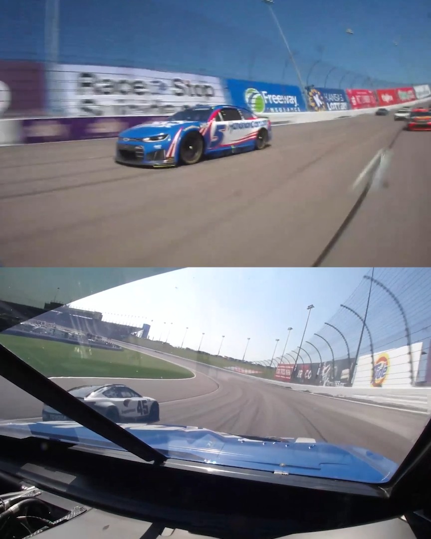 That Kansas Speedway finish is worth another watch! 👀