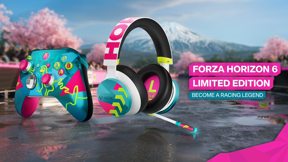 The breathtaking landscapes of Japan await 🌸 Gear up with new Forza Horizon 6 Limited Edition Controller and Headset: