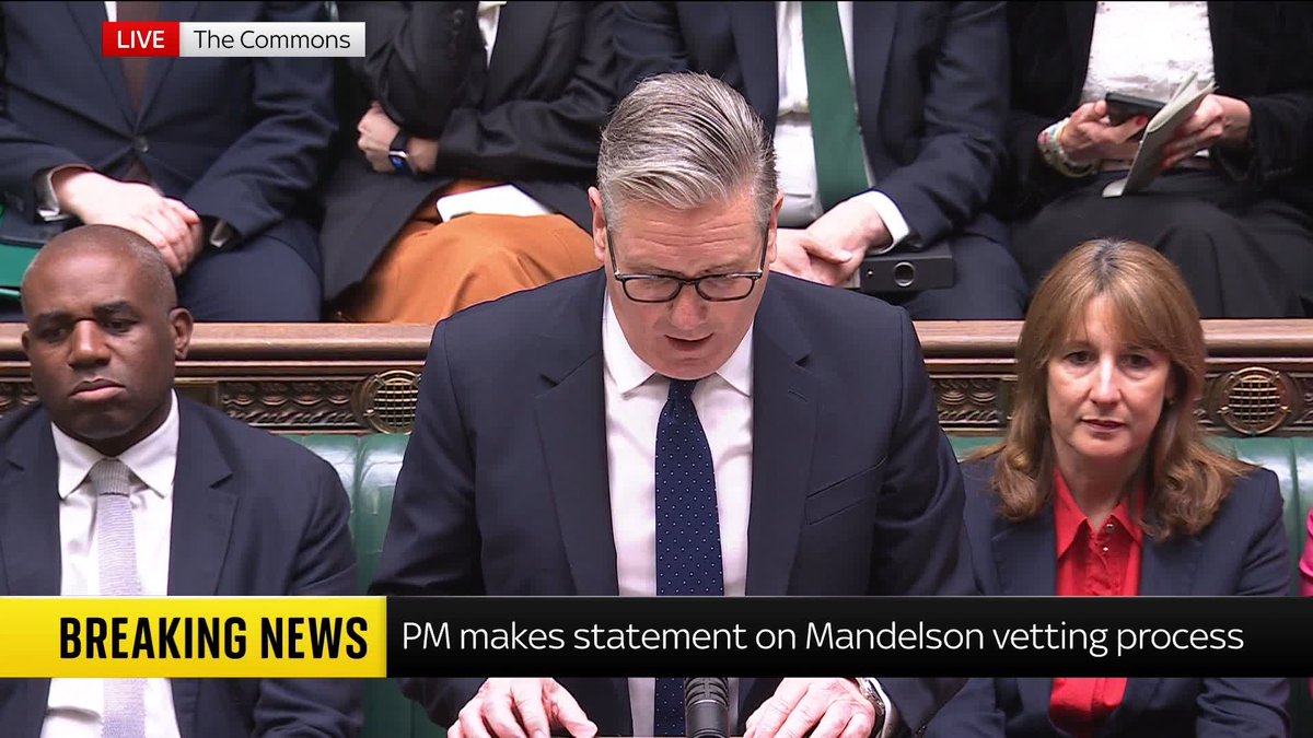 Prime Minister Sir Keir Starmer says he made the wrong judgement when appointing Peter Mandelson and takes responsibility 📺 Sky 501, Virgin 602, Freeview 233 and YouTube