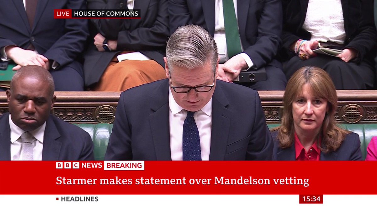 "I should not have appointed Peter Mandelson, I take responsibility for that decision" PM Keir Starmer says victims of Jeffrey Epstein were "clearly failed" by his decision to appoint Peter Mandelson as US ambassador Follow live: