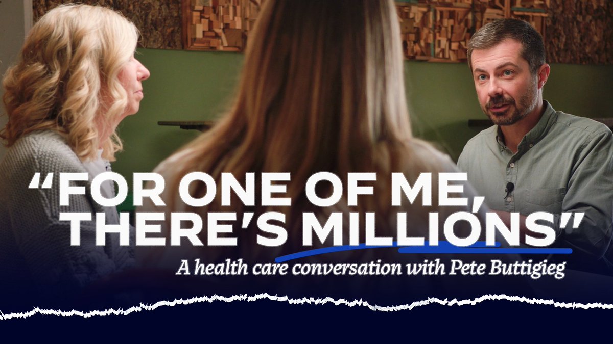 "Nobody's going to tell me if I can live or die because of money." Victoria is a cancer survivor. The ACA saved her life. Republicans just took away the tax credits that kept coverage affordable. Her neighbor Pete Buttigieg sat down with her to discuss what's at stake. Watch 👇