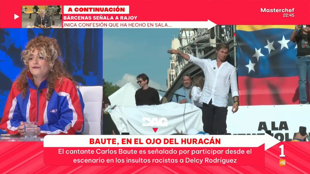 "Refleja lo que ha sido y es la oposición venezolana: una oposición racista, clasista, antidemocrática" alemvelasco_ en TVE sobre Baute y la derecha golpista de Venezuela 👇🏽