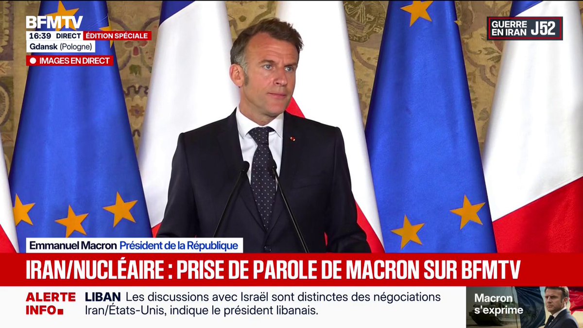Pour Emmanuel Macron, "le nucléaire est au cœur du modèle français"