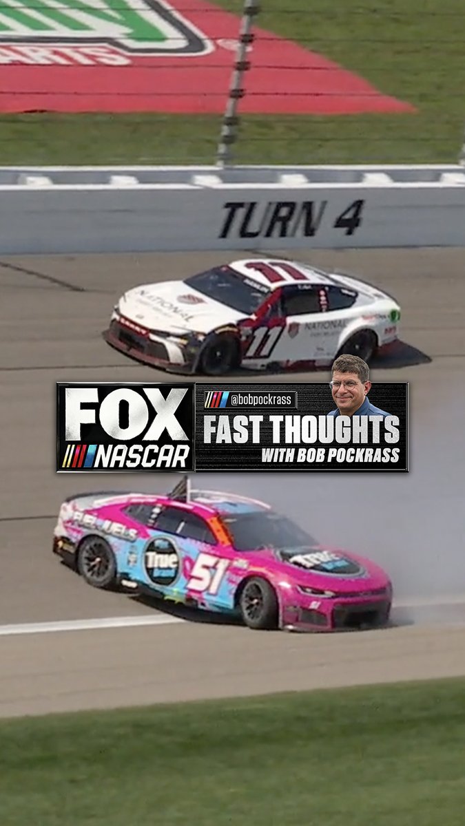 “There was nothing wrong with NASCAR throwing a caution for Cody Ware late at Kansas.” Fast Thoughts with Bob Pockrass: