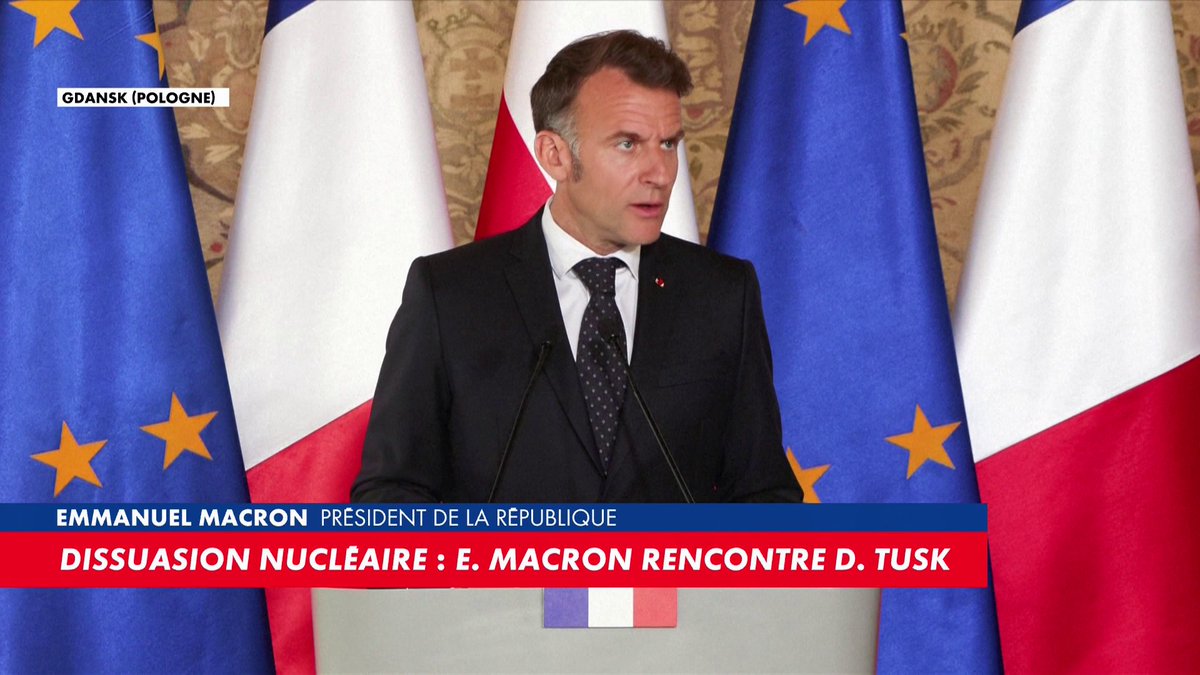 Emmanuel Macron : «Le nucléaire est au cœur du modèle français. Plus largement, nous croyons à la nécessité de favoriser davantage la production en Europe, la préférence européenne et de protéger nos industries dans les secteurs stratégiques»