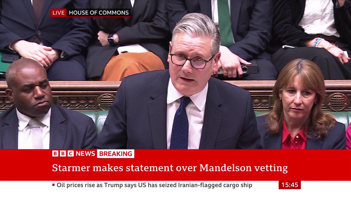 "It beggars belief that throughout the whole timeline of events, officials in the Foreign Office saw fit to withhold this information from the most senior ministers in our system in government," PM Keir Starmer says Follow live: