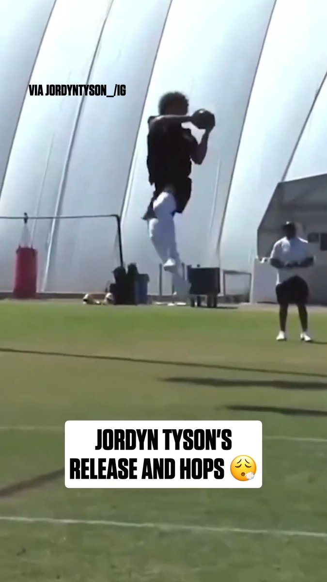 Top Draft prospect jordyn tyson was flying 🐰 (via jordyn tyson)