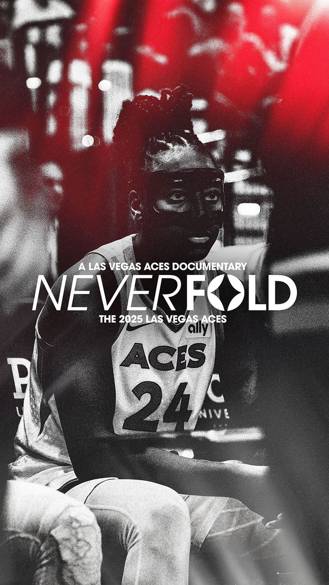"Sometimes you have to be reminded of 𝒘𝒉𝒐 𝒚𝒐𝒖 𝒂𝒓𝒆" 𝑵𝑬𝑽𝑬𝑹 𝑭𝑶𝑳𝑫: The 2025 Las Vegas Aces Premieres May 5th at the International Theater at @westgatevegas 🎥🍿
