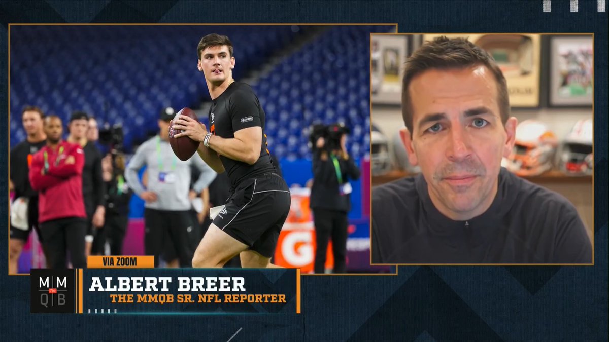 O/U 1.5 quarterbacks taken in the first round of the #NFL Draft? "I'd go under." – Albert Breer