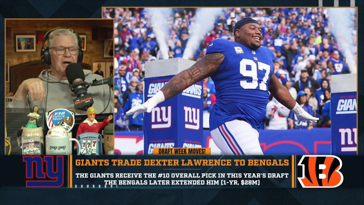 "I didn't like the move for the #Bengals." – DP on the Dexter Lawrence trade.