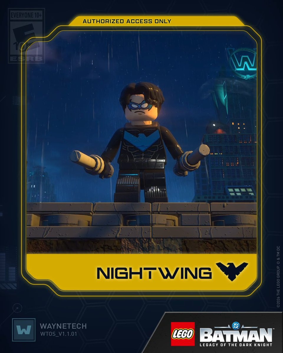 He'll always be Batman’s wingman. #LEGOBatmanGame