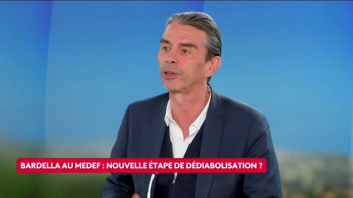 🔴 🗣️ Déjeuner entre J.Bardella et le Medef : "Ne soyons pas surpris, dans l'histoire du 20e siècle, les accords entre le grand capital et l'extrême droite ont à peu près été la règle et non pas l'exception", souligne l'historien Pascal Blanchard. #ToutEstPolitique #Canal16