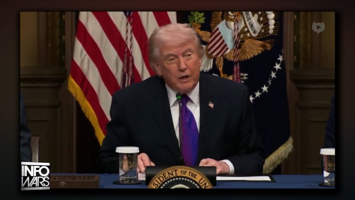 VIDEO: Trump Admits The US Went To War With Iran To Protect Israel From The Threat Of A Nuclear Attack! "If We Didn't Do It 1st, They Would Have Done It To Israel!" 🔴WATCH/SHARE THE LIVE ALEX JONES SHOW NOW: