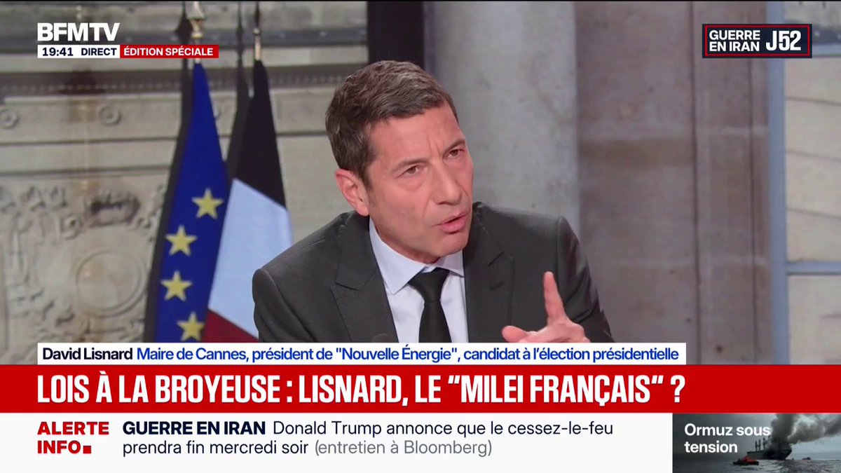 💬 “L’absurdité administrative broie des vies” ➡️ David Lisnard, candidat à l’élection présidentielle, dénonce un excès de "bureaucratie" en France