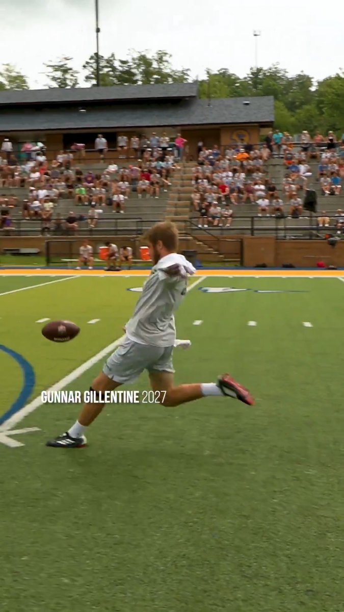 A technician with a quick op who continues to show he's one of the top in the country. #KohlsShowcase Gunnar Gillentine (2027) ⭐️ No. 2 Punter Recent Offers: ☑️ Bowling Green, ☑️ Southern Miss, ☑️ Mississippi State 🔗 Prospect Eval: