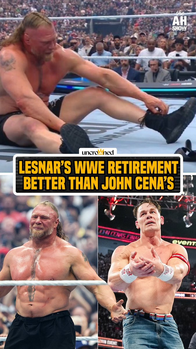 The WWE aced Brock Lesnar's #WrestleMania retirement 👏 #HelwaniShow