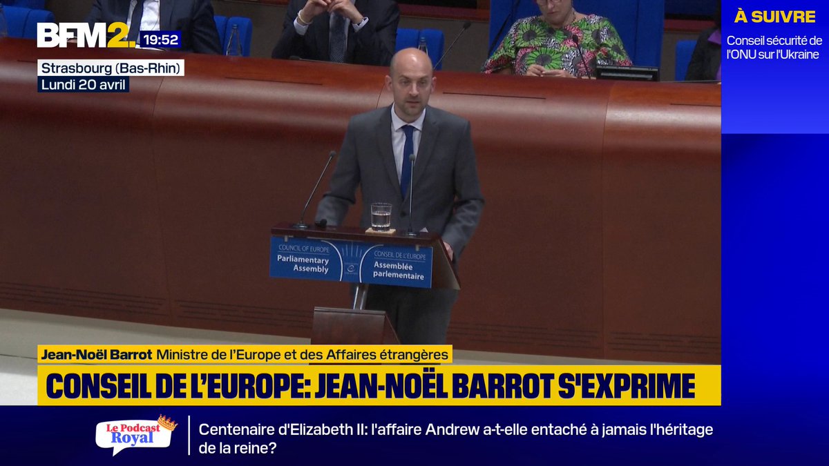 💬"Les dirigeants russes devront rendre des comptes" La France soutient la création du Tribunal spécial, destiné à juger l’invasion russe de l’Ukraine #BFM2