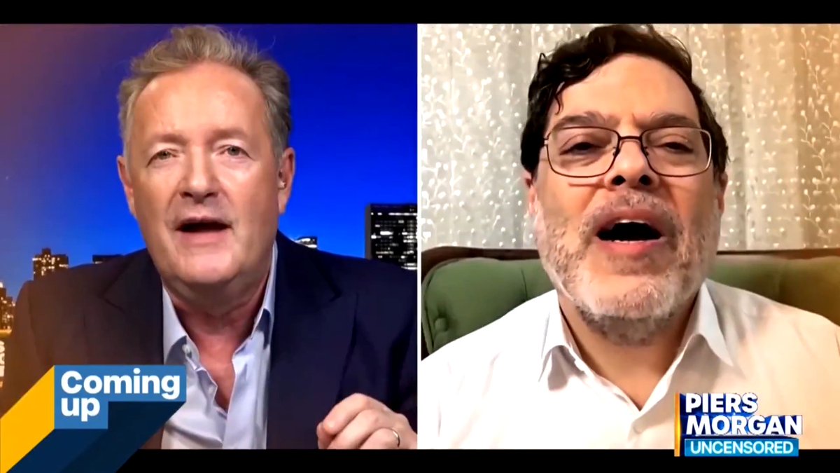 "People know a government stooge and propagandist when they see and hear one!" In tonight's heated debate, Piers Morgan confronts Professor Marandi on Iran. Live now👇 📺 Piers Morgan | Douglas Wilson | Wajahat Ali | Tim Miller | Matteo Renzi | Seyed Mohammad Marandi
