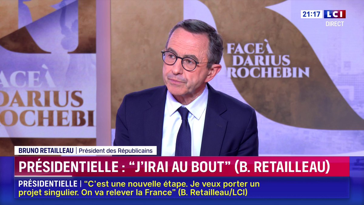🗣️ Jordan Bardella ? "Je l’attends au tournant. Que fait-il sur la retraite ? Sur l’assurance chômage ? Sur l’assistanat ? Les slogans, c’est très bien, mais on a trop perdu de temps, aujourd’hui c’est le déclin", déclare Bruno Retailleau 📺 Darius Rochebin
