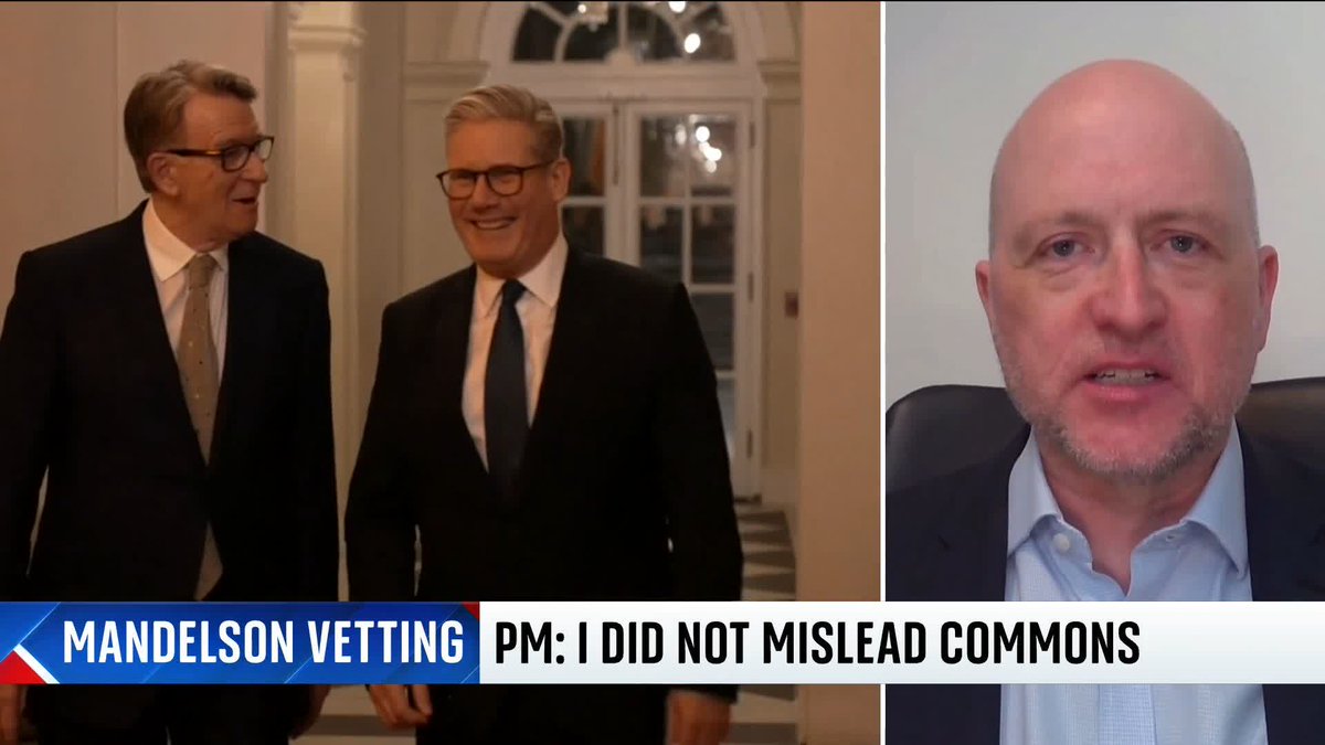 Sir Keir Starmer's former chief of staff tells Matt Barbet that the PM's statement to the Commons made it clear that he asked enough questions of the Foreign Office about Peter Mandelson's vetting process. 🔗 📺 Sky 501