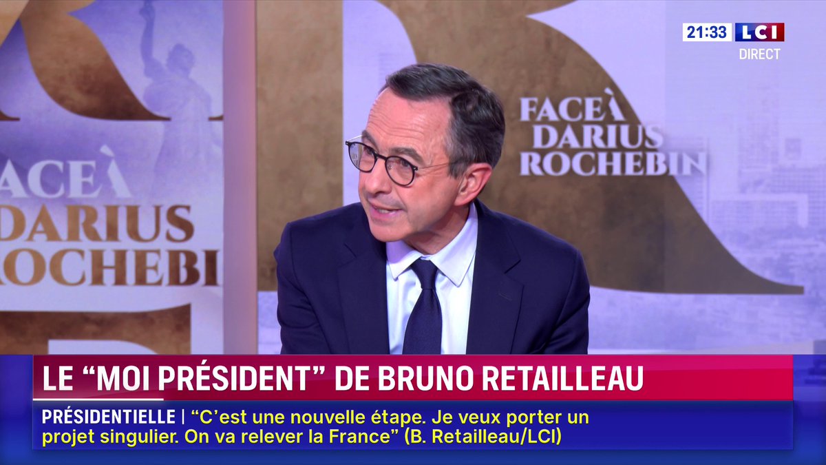 💬 Présidentielle 2027 : "Je veux un État fort mais pas un État obèse", explique Bruno Retailleau 📺 Darius Rochebin