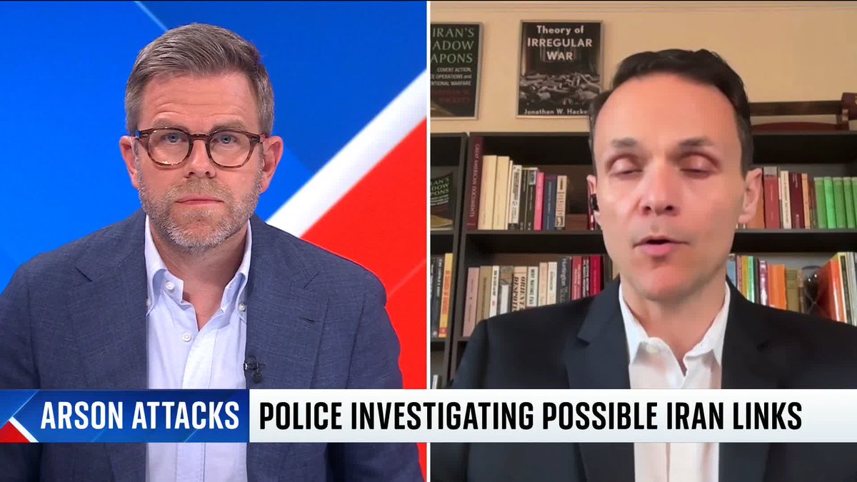 Police say they're investigating whether Iran is linked to several attempted arson attacks at Jewish premises in London. Jonathan Hackett, author of 'Iran's Shadow Weapons', tells Matt Barbet it's a common tactic used by Iran against other countries.