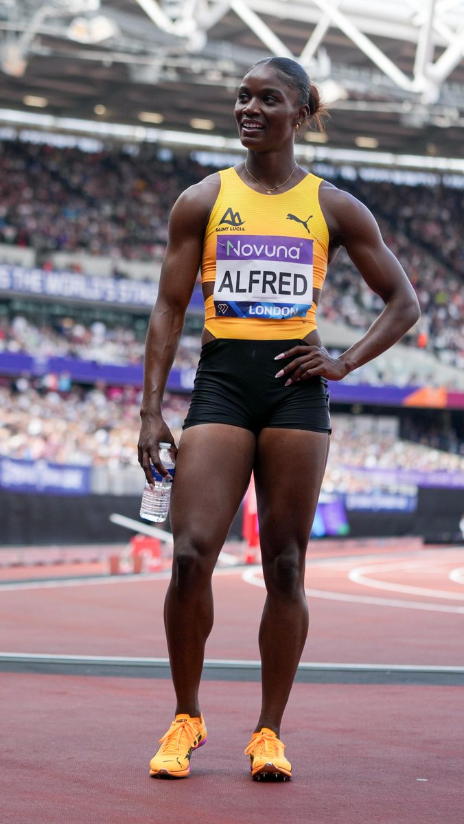 Alfred leaves the rest in the dust 😤 Statement made. Loud and clear. ⚡️ #LondonDL 🇬🇧 #DiamondLeague 💎