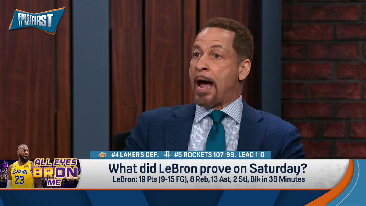 .Chris Broussard thinks LeBron is playing the smartest basketball of his career: “This is with all due respect to Luka, he ran it better than Luka. The ball is moving and it’s crisper…That was a Magic Johnson type game.”