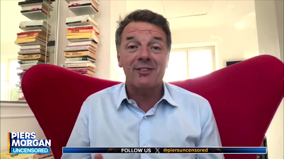 "President Trump started a war with the Holy Father... come on!" Matteo Renzi claims the Pope is more likely to "make America great again" than Donald Trump, in response to the President's online attacks. 📺 Piers Morgan | Matteo Renzi