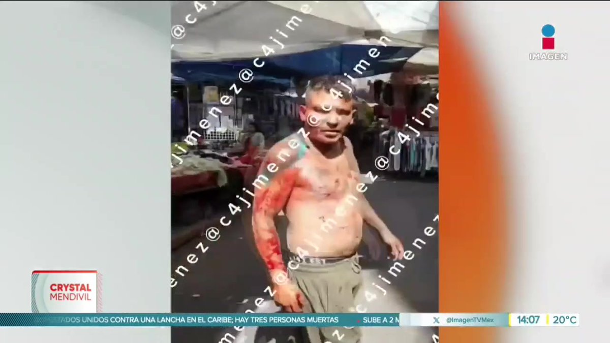 #CDMX | En Tepito, dos hombres entraron a una tienda de abarrotes y amenazaron al encargado con un arma, el cual respondió dejando a uno de ellos inconsciente con un batazo, lo que hizo que el otro comenzara a disparar. Fueron detenidos dos hombres, pero no el que tenía el arma.