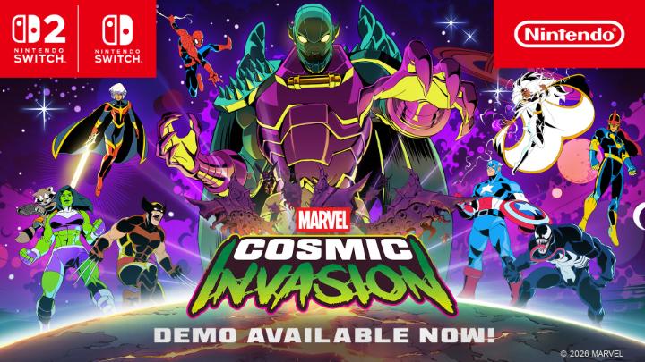 Suit up with 9 iconic Super Heros in this fast-paced MARVEL Cosmic Invasion demo! Get a taste of the action now on Nintendo Switch 2 and Nintendo Switch:
