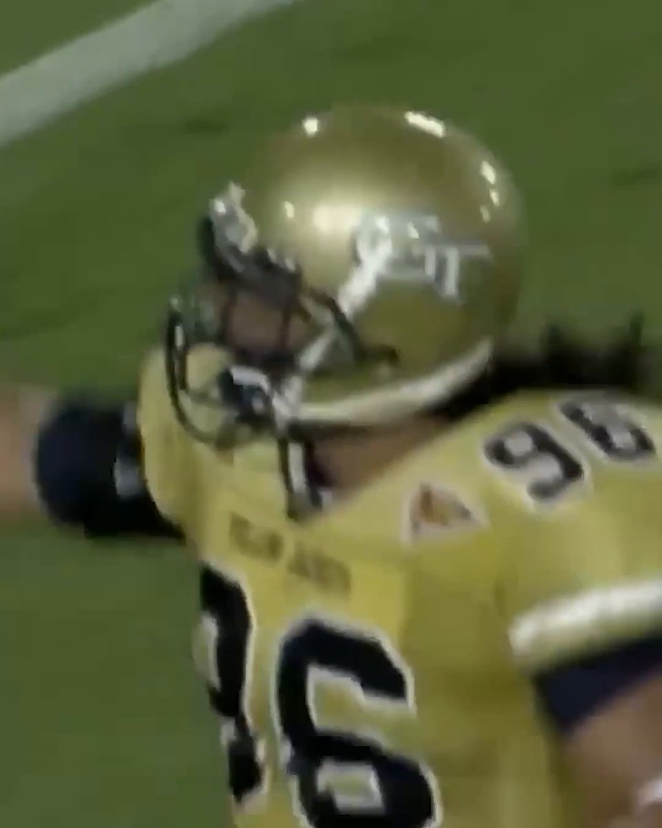 Before he was a superstar at #WrestleMania, Roman Reigns was first-team All-ACC at Georgia Tech ☝️