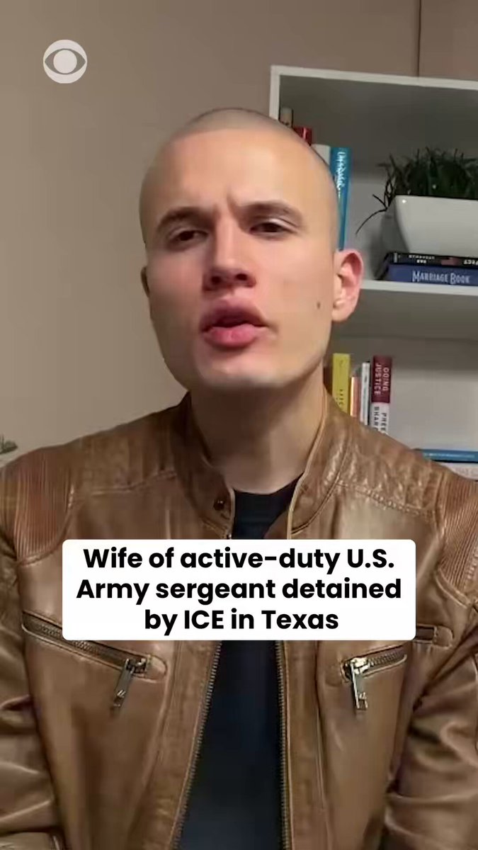 An active-duty U.S. Army sergeant who served in the military for nearly 28 years, including in Afghanistan, said he might have to leave the military if his wife who was detained by Immigration and Customs Enforcement last week in Texas, is deported to Mexico. “I don’t want to make a wrong decision and lose my career, but if this happened, it is pushing me to make a decision to go and get my wife, because that’s priority,” he told CBS News’ Camilo Montoya-Galvez.