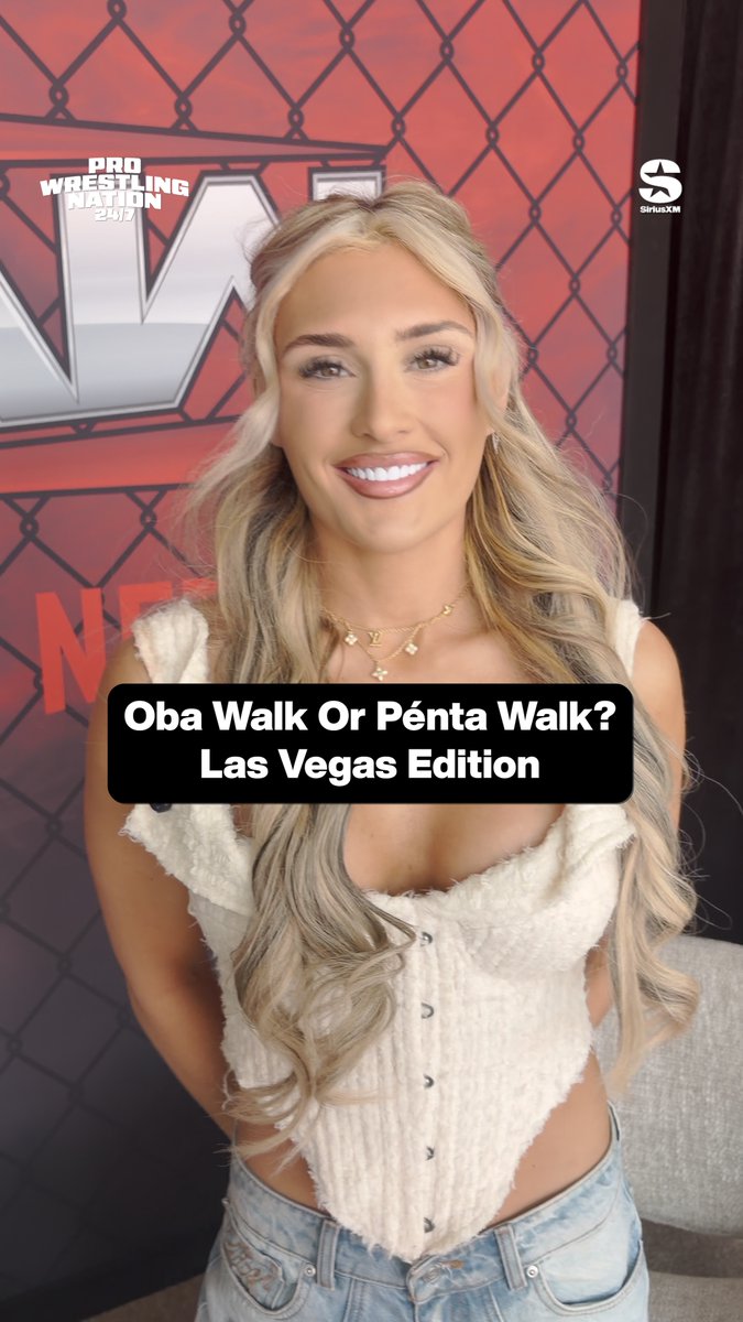 Oba Walk or Penta walk? We asked WWE Superstars Kit Wilson, Jade Cargill, Rusev, and Tiffany Stratton during the Netflix WWE RAW Pre-Show brunch where in Las Vegas would they walk like Oba Femi or Penta? KIT💪WIL💪SON💪 Jade Cargill Rusev Tiffany Stratton Oba Femi wwe PENTA EL ZERO M Netflix #wwe #wrestling #prowrestling #obafemi #penta