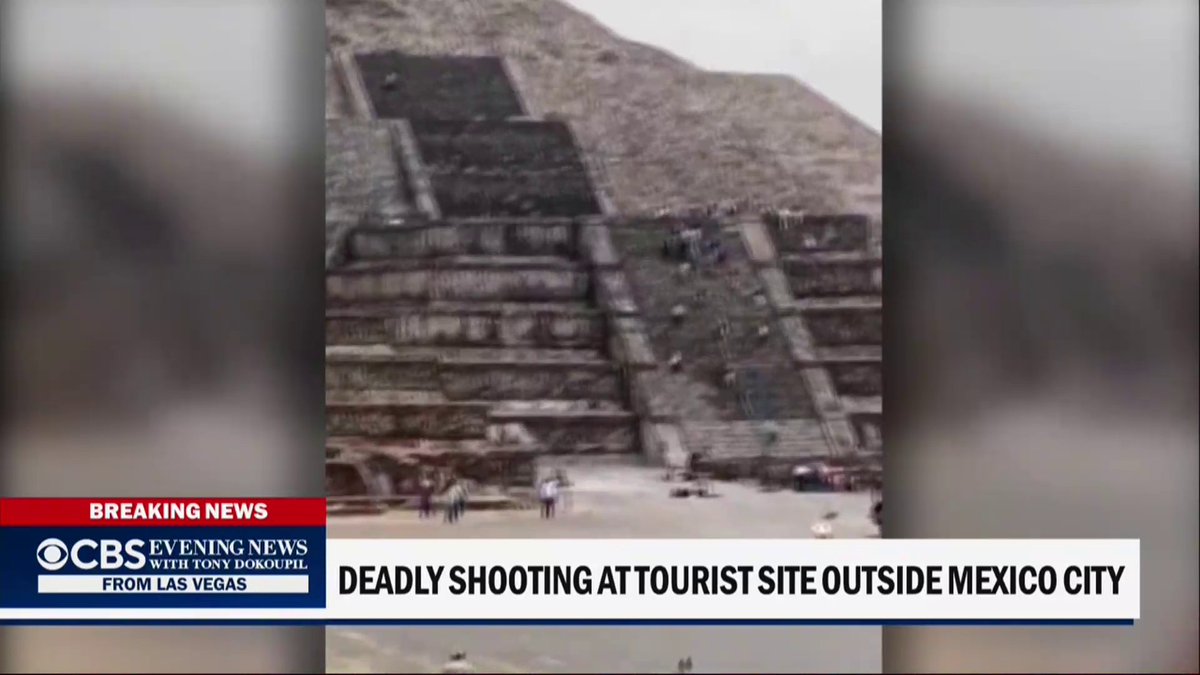 A Canadian tourist was fatally shot and at least four others were injured Monday when a gunman opened fire at the Teotihuacán pyramids in Mexico, a popular tourist spot. The shooter later took his own life, officials said.