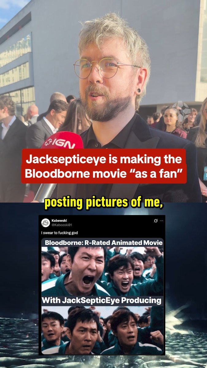 Jacksepticeye has seen all your Bloodborne memes and he thinks they're hilarious! #ign #bloodborne #movie #jacksepticeye #playstation