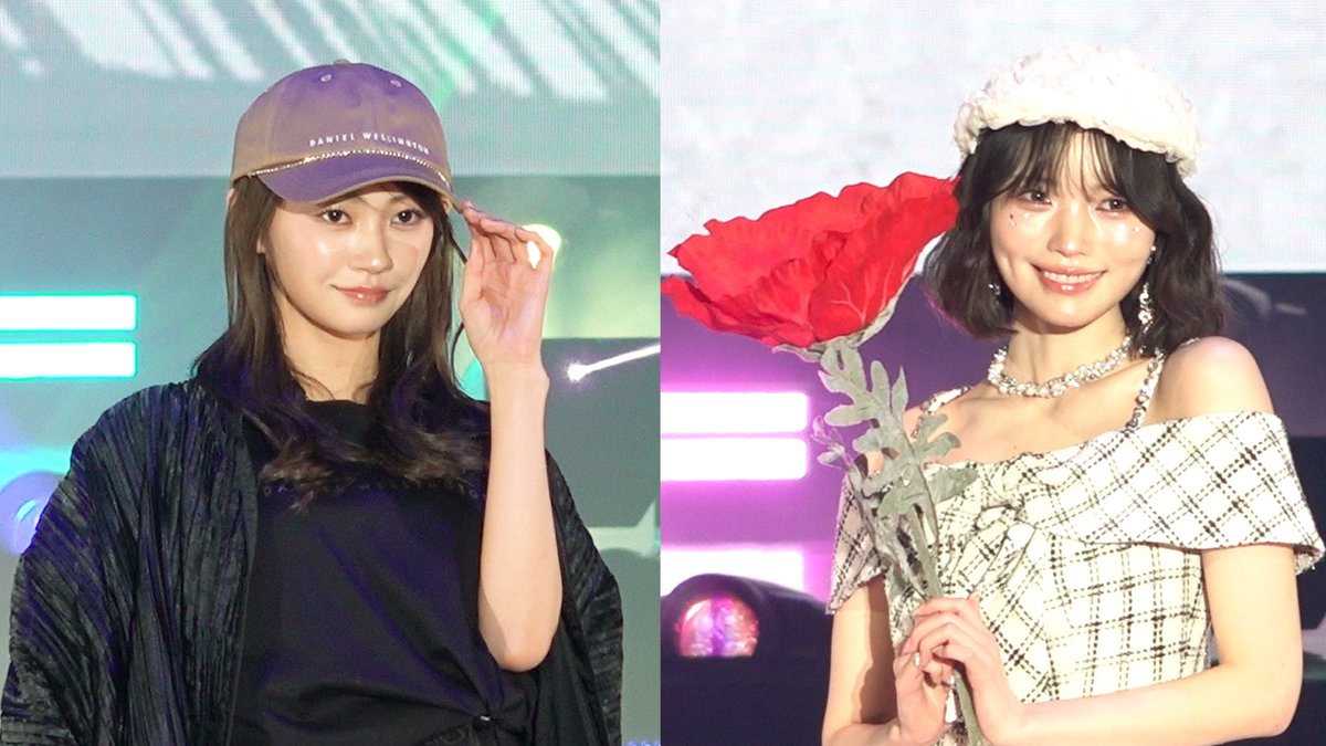 CUTIE STREET・板倉可奈&amp;真鍋凪咲、ガルアワでランウェイ！キュート＆クールな表情に会場魅了