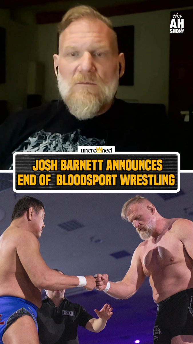 Josh Barnett's Bloodsport is one of the best and most unique events during #WrestleMania week, if this is the end, it'll leave a huge void in the pro wrestling space 🫡 #HelwaniShow