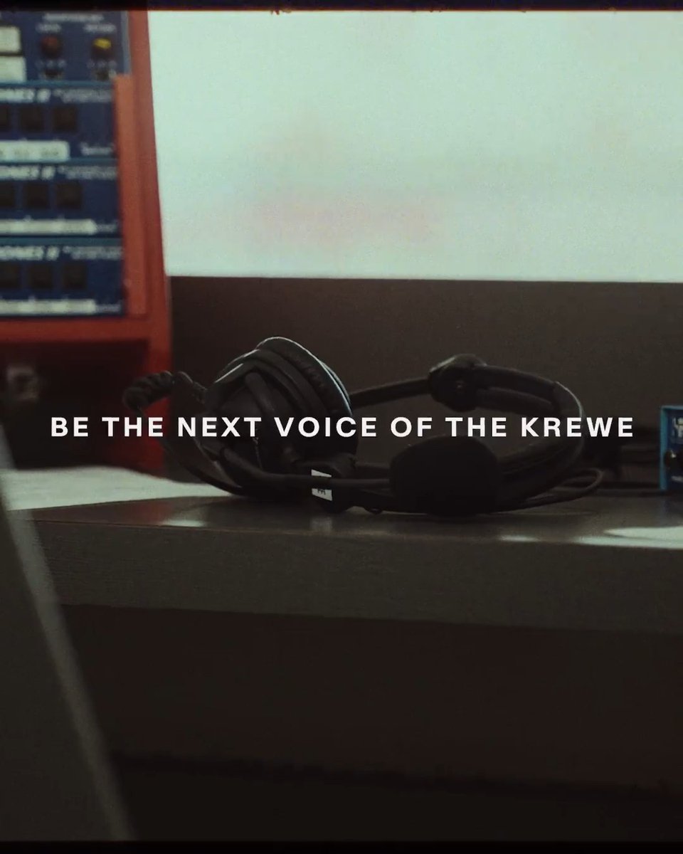 The torch is being passed to the next Voice of the Krewe 🎙️🏴‍☠️