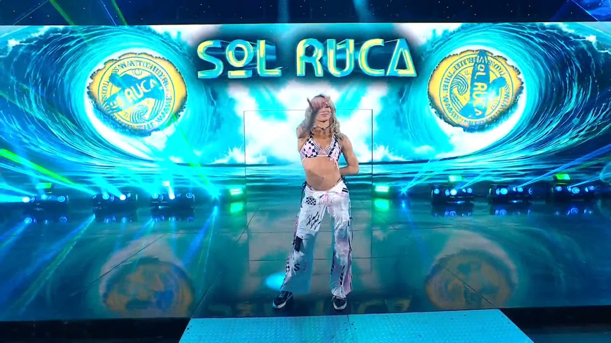 WOAH! 🤯 SOL RUCA IS HERE!!! Sol Ruca | #RawAfterMania
