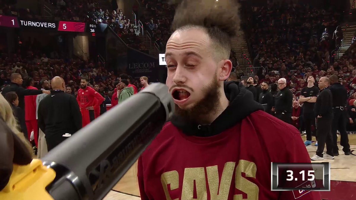 Cavs are wild for this 'Don't Blink' challenge 👀🤣
