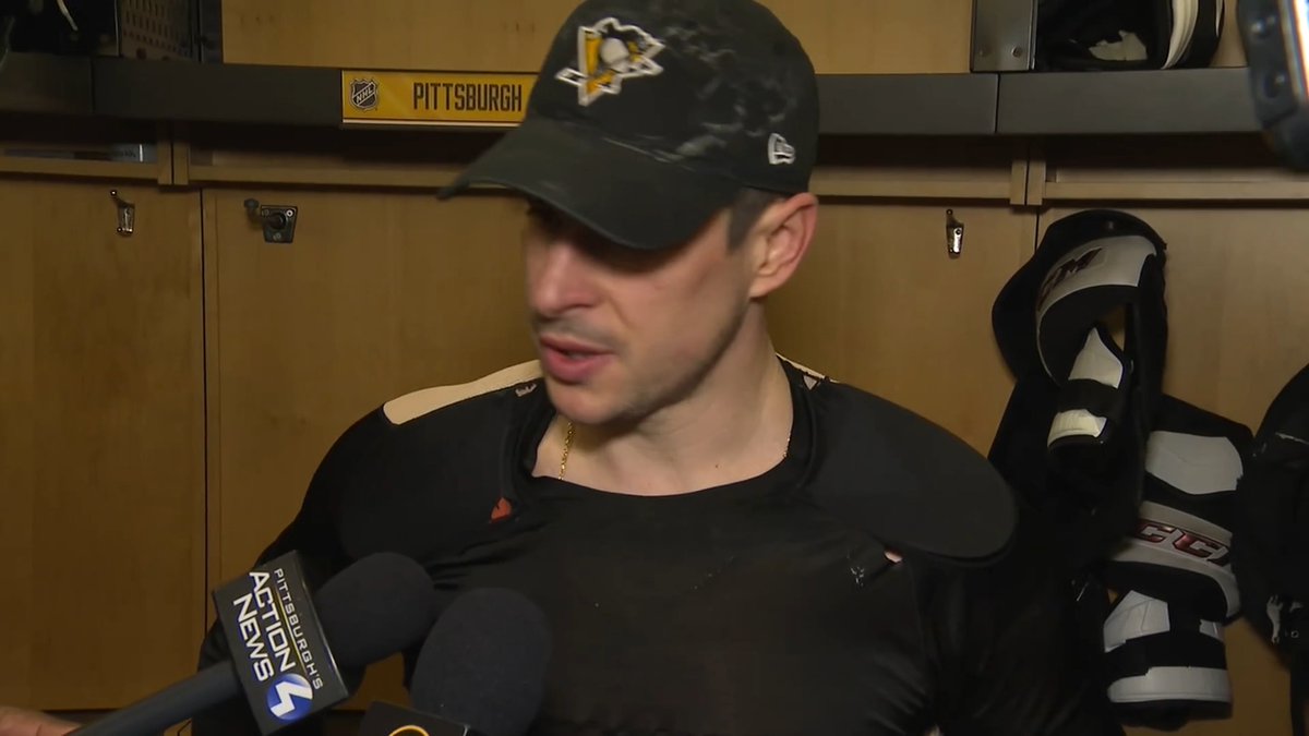 Sidney Crosby following tonight's game 🗣️ ⬇️ "You gotta focus on the next one. Win or lose, that's always the approach."