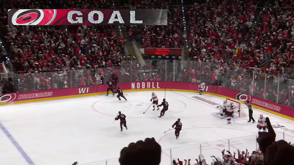 MARK. JAN. KOWSKI. THE CANES TAKE A 2-0 SERIES LEAD!!!!!! 🔥🚨