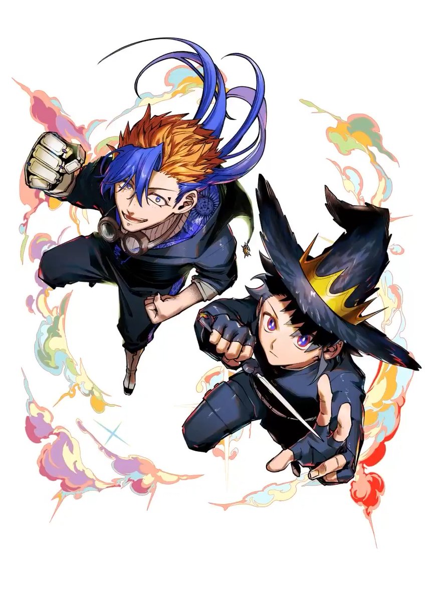 \\🎊第8巻発売まであと10日🎊// 『魔男のイチ』最新コミックス第8巻は5/1(金)発売! 宇佐崎先生が描く、週刊少年ジャンプ14号の表紙の色塗り過程をタイムラプスで特別公開🎨✨ 📚コミックス8巻、どうぞお楽しみに! #IchiTheWitch