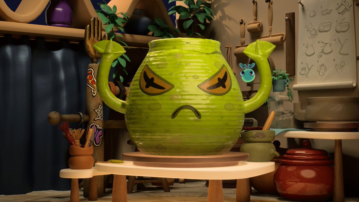 Sculpt and brawl with pottery in different sizes and shapes to gain specific abilities in Kiln, launching on April 23 for PS5, Xbox X|S, and PC! 🏺